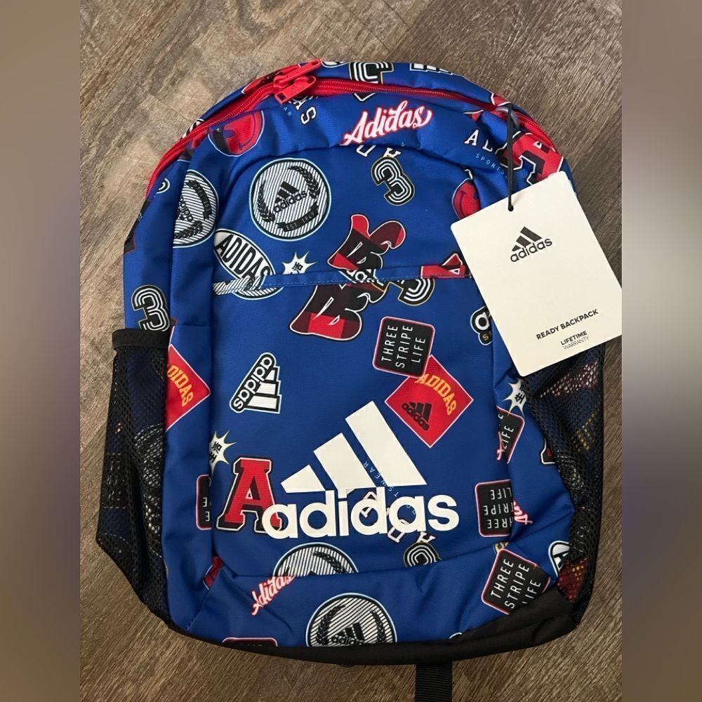 Adidas Ready Rec League Team Royal Blue/White Backpack - Picture 4 of 6